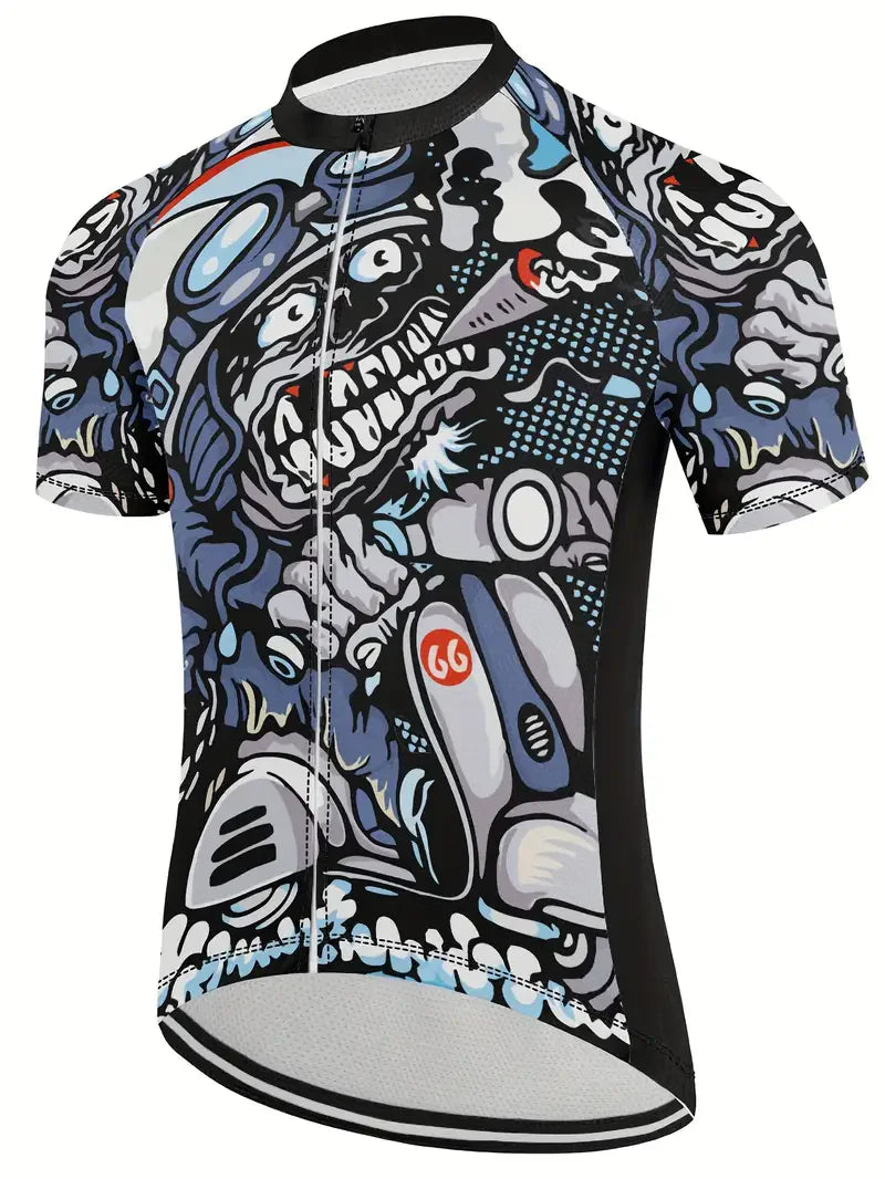 Abbigliamento Ciclismo Uomo Maniche Corte Per Bicicletta Traspirante Con Tasca Integrata Asciugatura Rapida