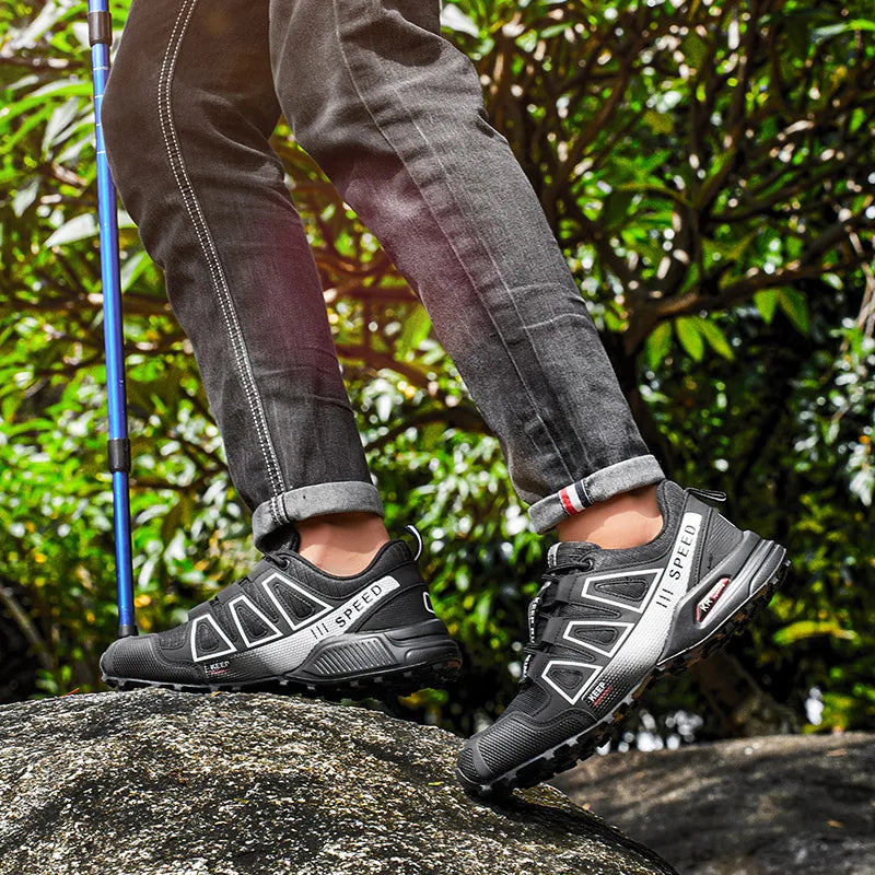 Scarpe Da Uomo Da Ciclismo Fuoristrada Antiscivolo Traspiranti Per Escursionismo Esterno