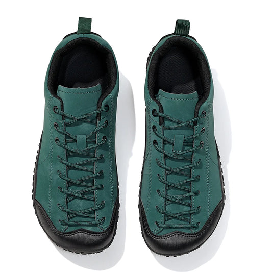 Scarpe Unisex Punta Larga A Piedi Nudi Minimaliste In Pelle Artificiale Zero Drop Slip On Per Esterni Passeggio