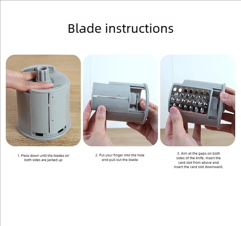 Affettatrice Di Verdure Multifunzione Per Cucina Domestica Elettrica Con Trituratore Automatico