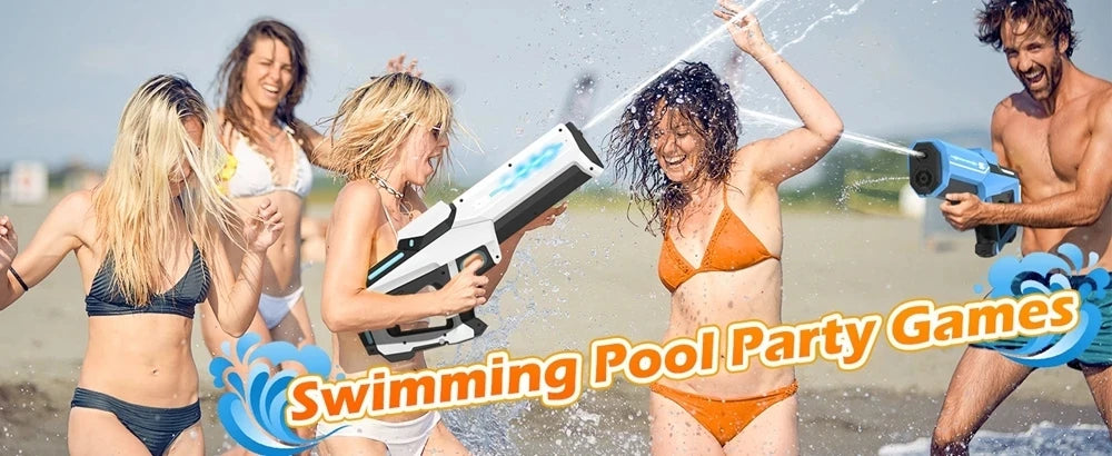 Pistole Ad Acqua Elettriche Con Serbatoio Spruzzi Automatici Per Adulti E Ragazzi Estivo Giocattolo