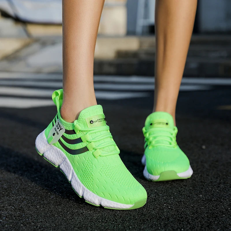 Scarpe Sportive Da Uomo Leggere E Traspiranti Sneakers Da Corsa Nere In Mesh Esterni Scarpe Da Passeggio Atletiche