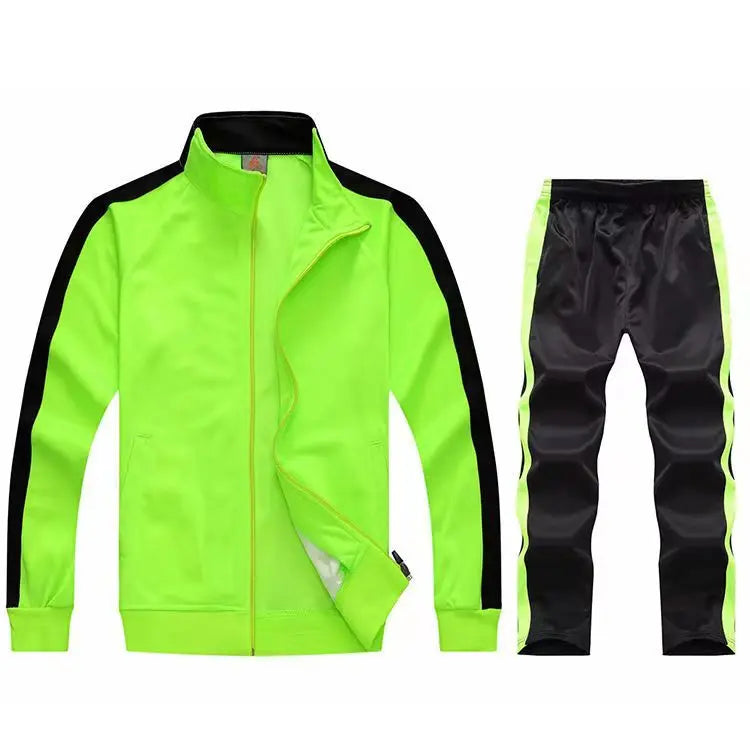 Set Tuta Da Uomo 2 Pezzi Giacca E Pantaloni Abbigliamento Sportivo Allenamento Autunno Inverno Primavera