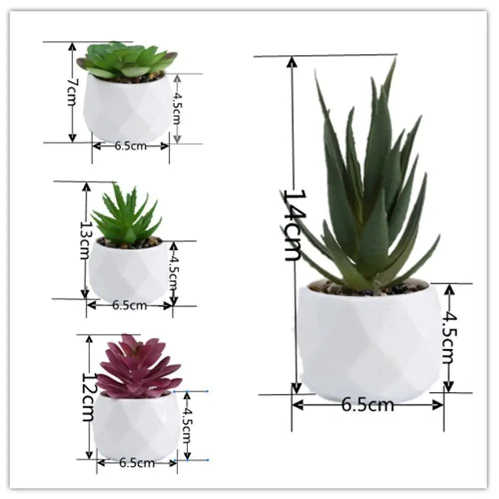Simulazione Di Piante Bonsai E Succulente Artificiali Mini Evergreen Bonsai Cactus Decor Plastica Finta Per Decorazione
