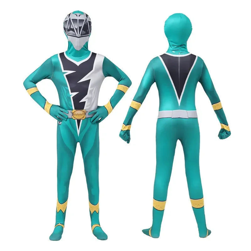 Anime Cosplay Ranger Knight Dragon Team Costume Cosplay Tuta Festa di Halloween Cosplay Vestito di Carnevale di Halloween Regali di Natale