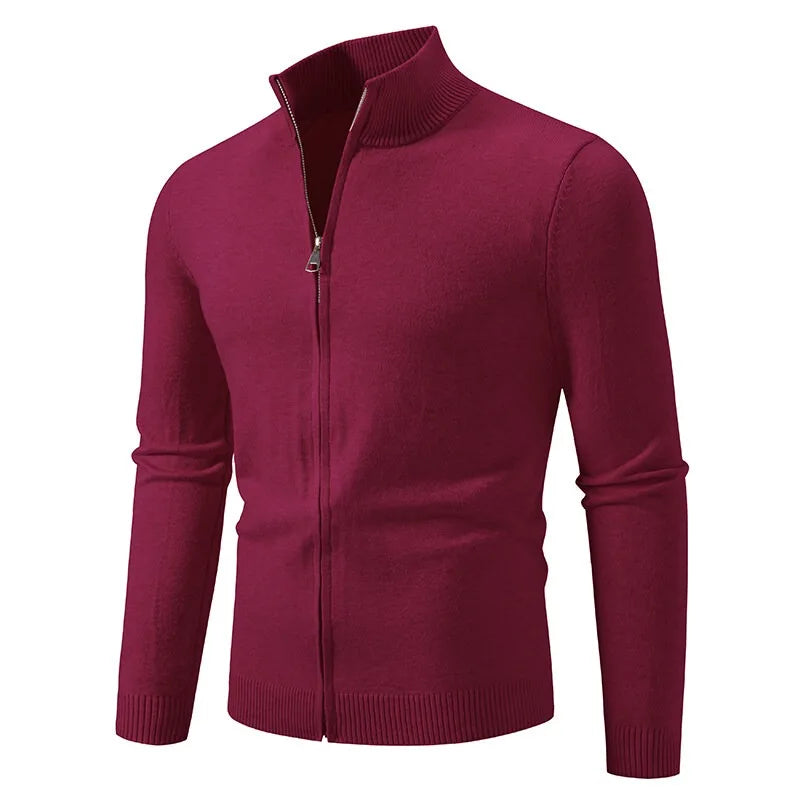 Cardigan Da Uomo Con Cerniera In Poliestere Caldo Animal Game Streetwear Per Look Moderno Autunno Inverno