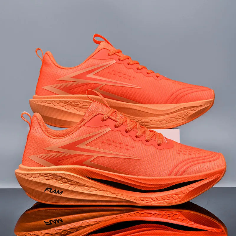 Scarpe Da Corsa Uomo E Donna Leggere Traspiranti Per Maratona Con Bordo In Carbonio Scarpe Sportive Di Tendenza