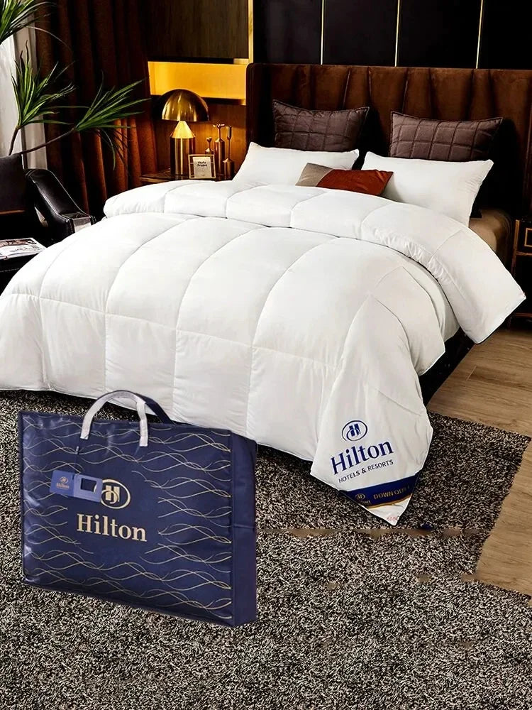 Hilton 5 Stelle Piumino Quattro Stagioni Letto Matrimoniale Caldo Trapunta Invernale