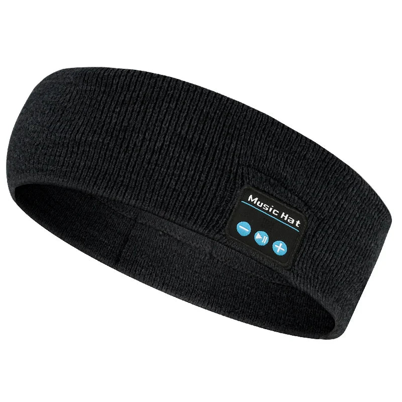 Cuffie Bluetooth 5.0 Stereo Wireless Con Microfono E Fascia Sportiva Per Corsa E Sonno Lunga Durata Della Batteria