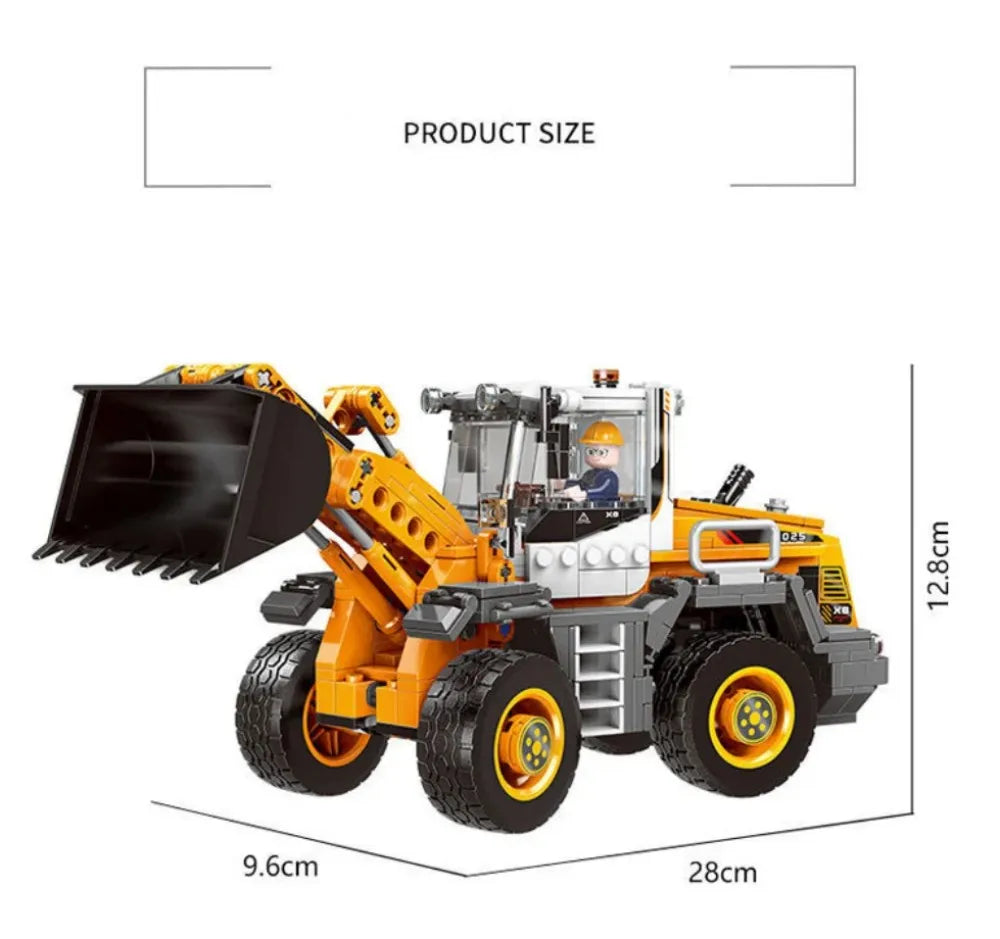 Set Costruzioni Multi Veicoli Caricabatteria Gru Camion Fai Da Te Blocchi Ingegneria Giocattolo Per Bambini