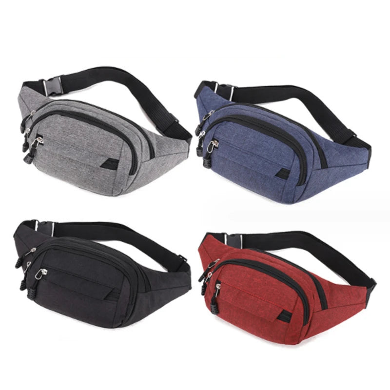 Marsupio Unisex Impermeabile Da Esterno In Tela Borsa A Tracolla Sportiva Per Escursioni Leggero