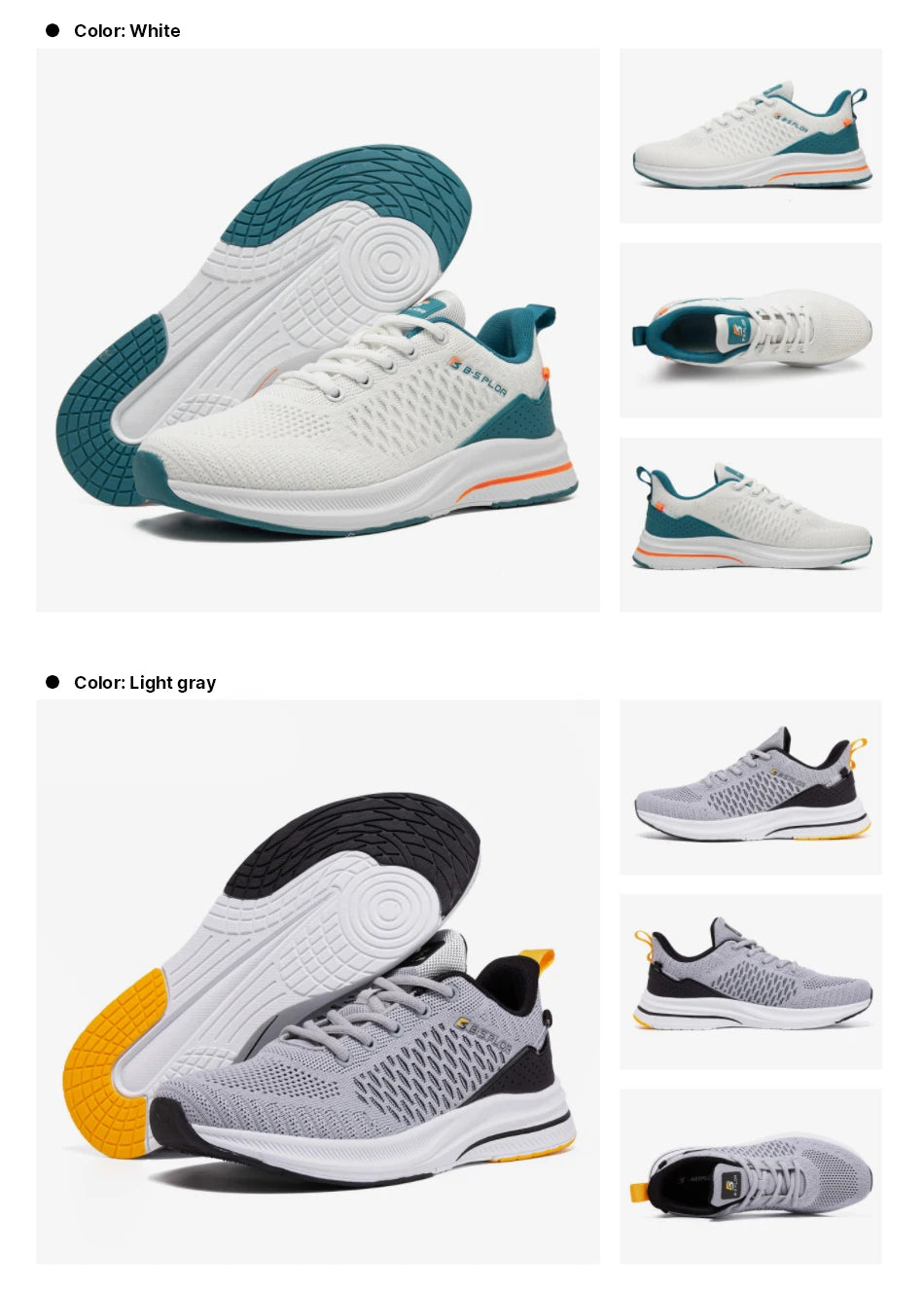 Baasploa Scarpe Da Corsa Da Uomo Traspiranti Leggere Con Aumento Di Altezza Design Sportivo Per Allenamenti All Aperto