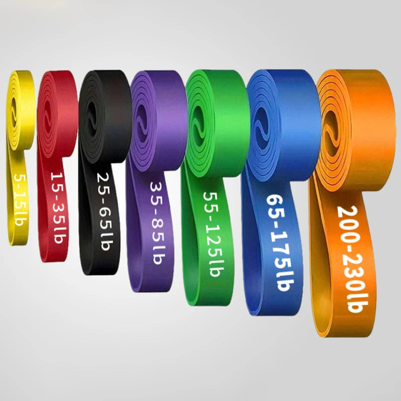 Due Fasce di Resistenza per Allenamento a Casa Unisex Elastiche Potenziano Forza Resistenza e Powerlifting Mobilità