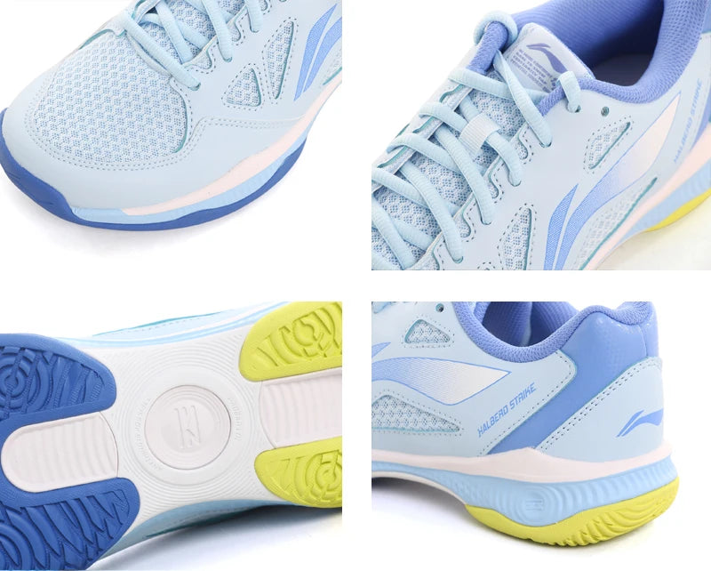 Li Ning Halberd Strike Scarpe Da Badminton Traspiranti Unisex AYTV021 Scarpe Da Allenamento Comfort Uomo Donna