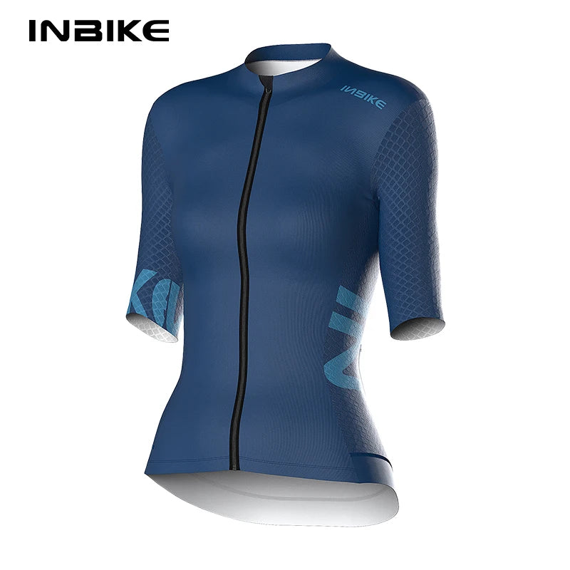Maglia Ciclismo Da Donna Maniche Corte Estiva Quick Dry MTB Con Tasche Jersey Abbigliamento Da Ciclismo