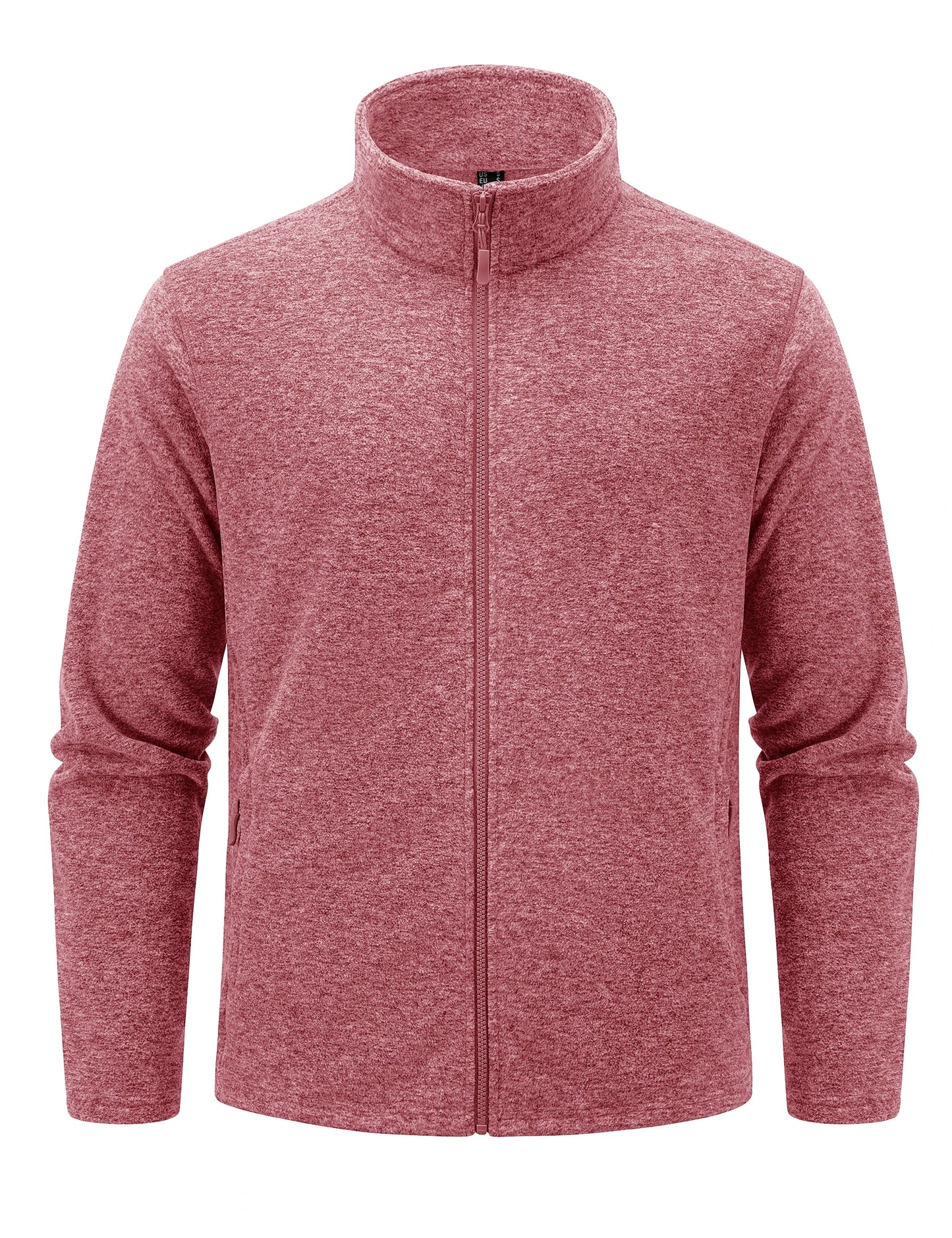 Giacche In Pile Leggere Uomo Con Colletto Alla Coreana Zip Intera Primaverile Sportiva Con Tasche Capispalla