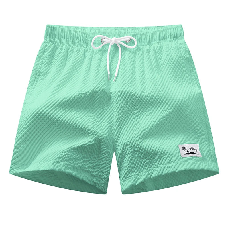 Pantaloncini Da Spiaggia Da Uomo Con Asciugatura Rapida Fodera In Rete Tasche Shorts HooThreads Costume Da Bagno