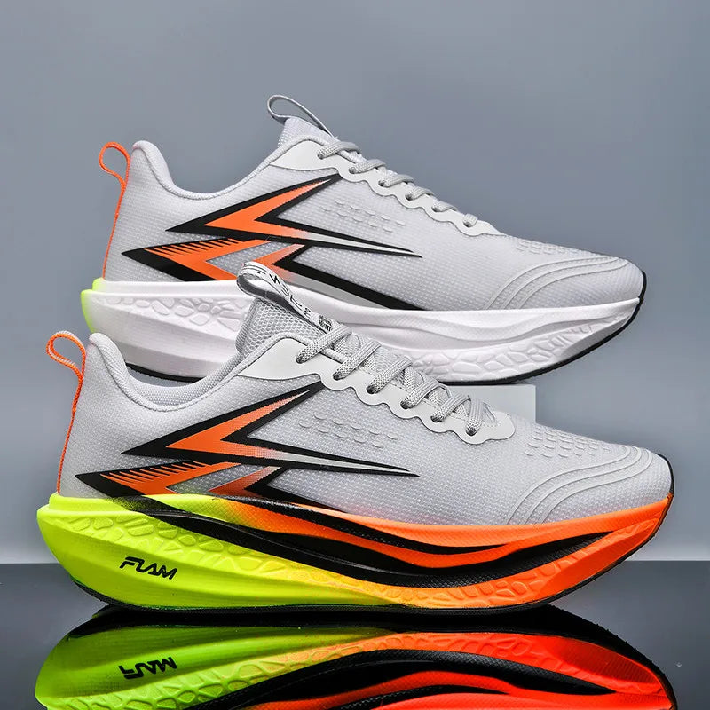 Scarpe Da Corsa Maratona Traspiranti Leggere Con Piastra Carbonio Antiscivolo Sneakers Atletiche Uomo Donna