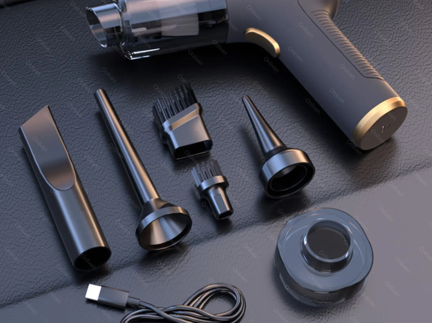 Szuk 98000PA Mini Aspirapolvere Per Auto Potente Pulizia Forte Aspirazione Palmare Wireless Portatile