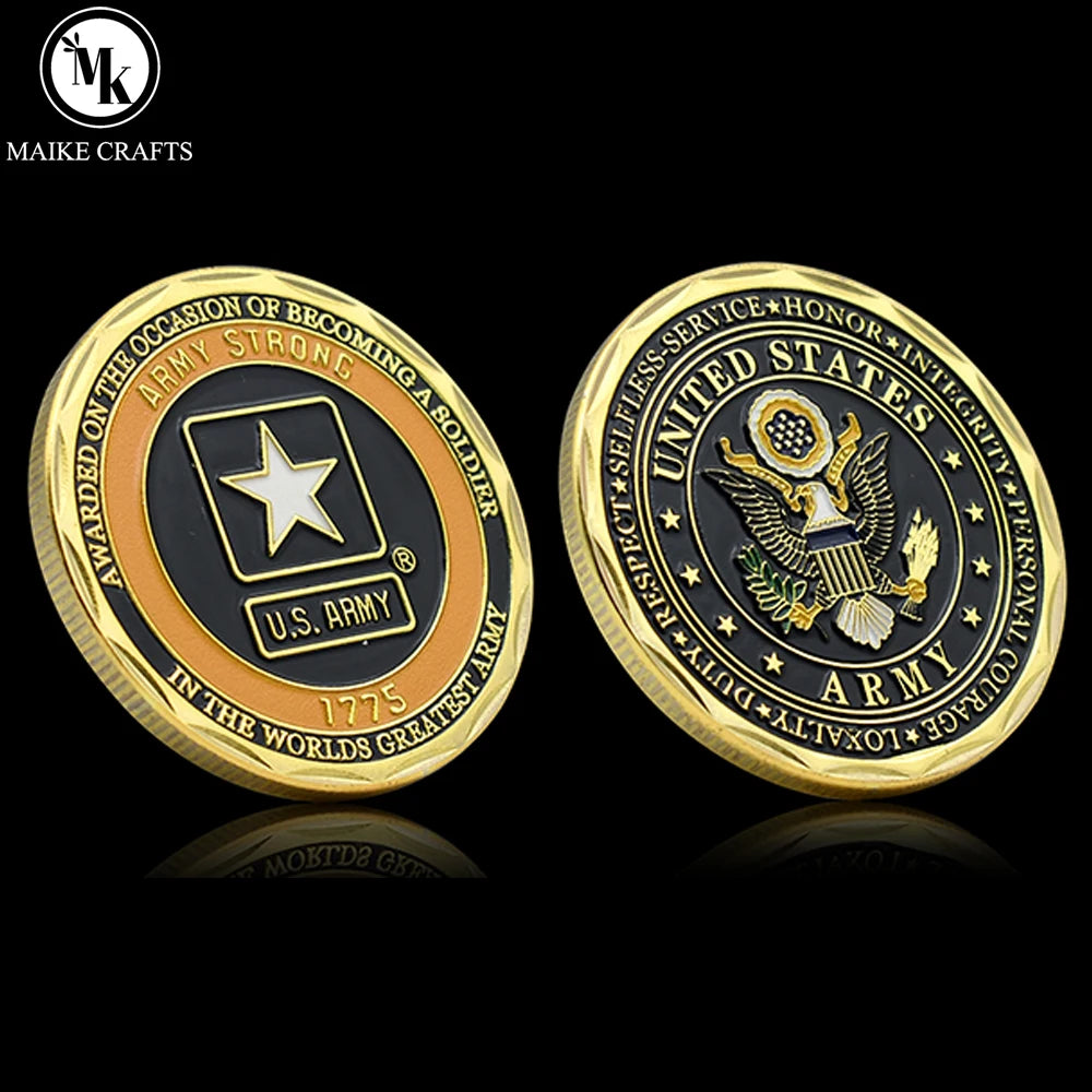 Moneta Commemorativa Dell Esercito Degli Stati Uniti 1775 Nella Grande Collezione Regali All'ingrosso Personalizzati