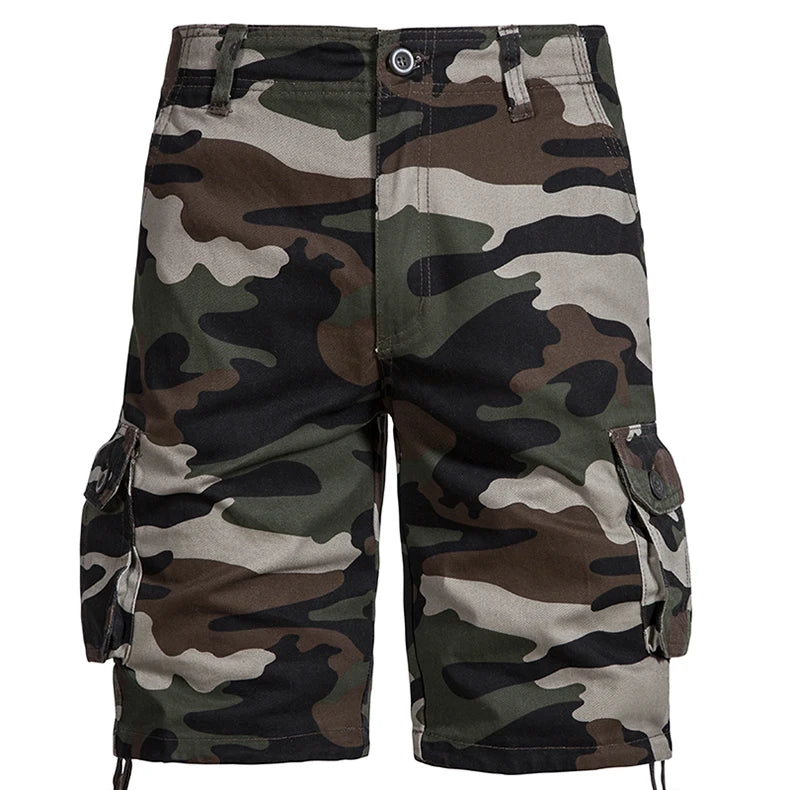 Pantaloncini Mimetici Da Uomo Traspiranti In Cotone Con Tasche Laterali Per Sport All Aperto Pantaloni Corti Estivi