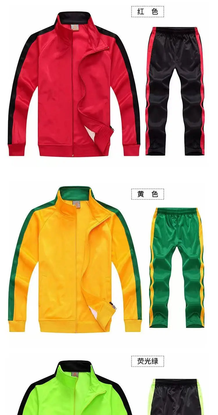 Set Tuta Da Uomo 2 Pezzi Giacca E Pantaloni Abbigliamento Sportivo Allenamento Autunno Inverno Primavera