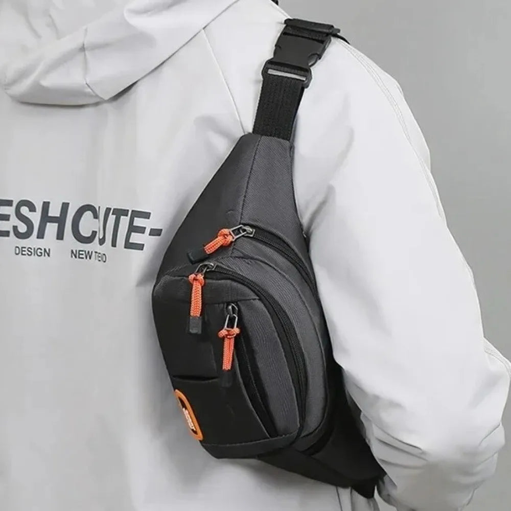 Borsa A Tracolla Da Uomo Oxford Durevole Impermeabile Grande Capacità Unisex Marsupio Multifunzionale
