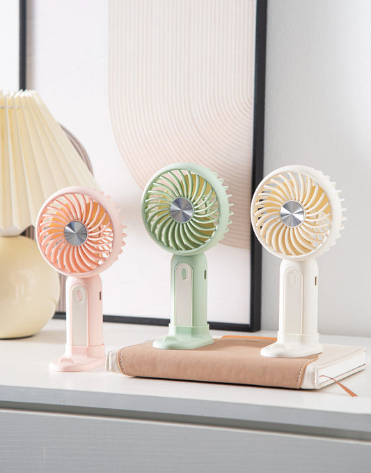 Mini Ventilatore Tascabile Sportivo Con Ricarica USB Da Tavolo Silenzioso A 3 Velocità