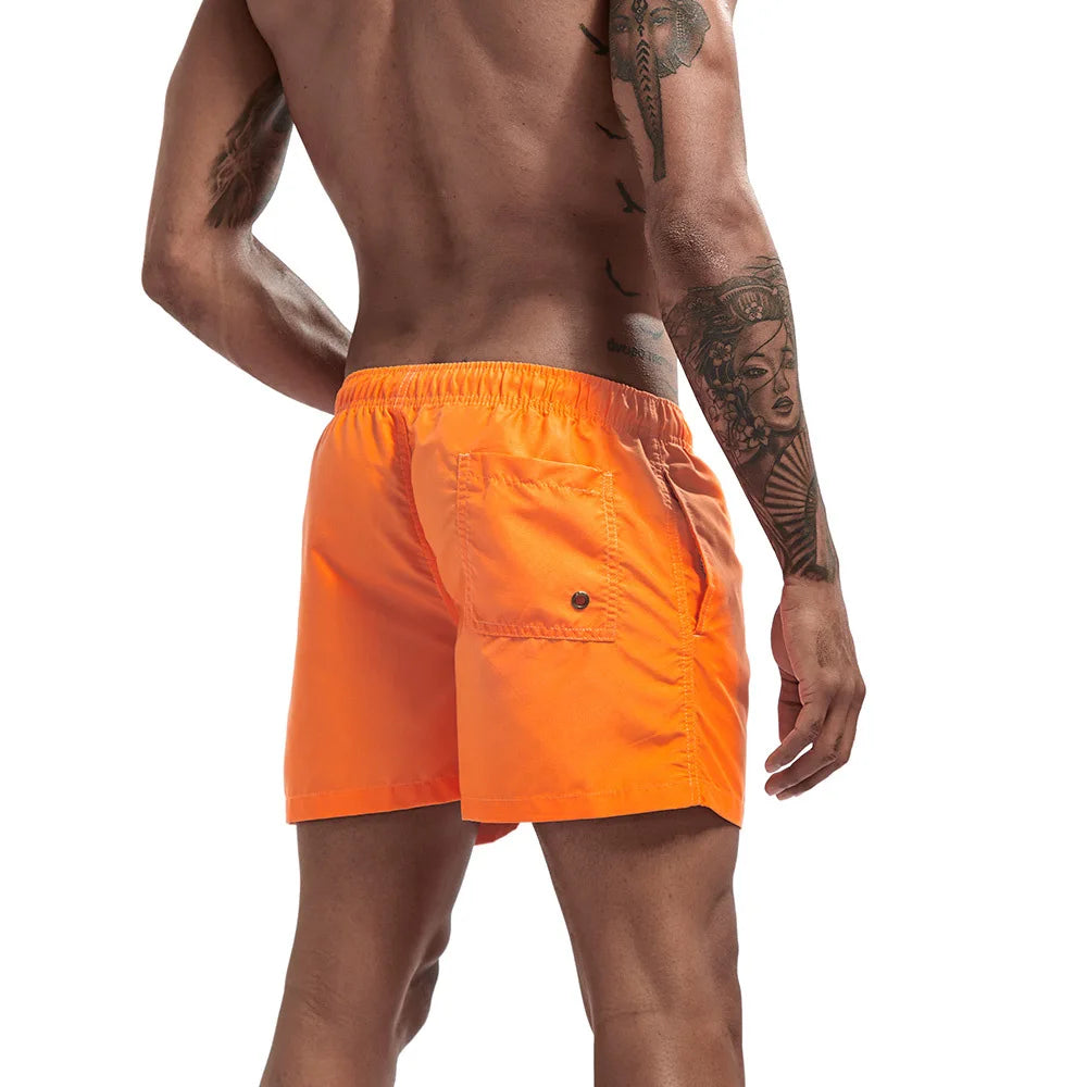 Pantaloncini da Bagno da Uomo da Surf ad Asciugatura Rapida Traspiranti con Coulisse e Tasche per Spiaggia Estiva