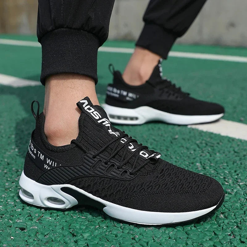 Scarpe sportive da uomo con suola spessa con design alla moda Scarpe comode e traspiranti Scarpe da trekking all'aperto Zapatillas Hombre De Segu