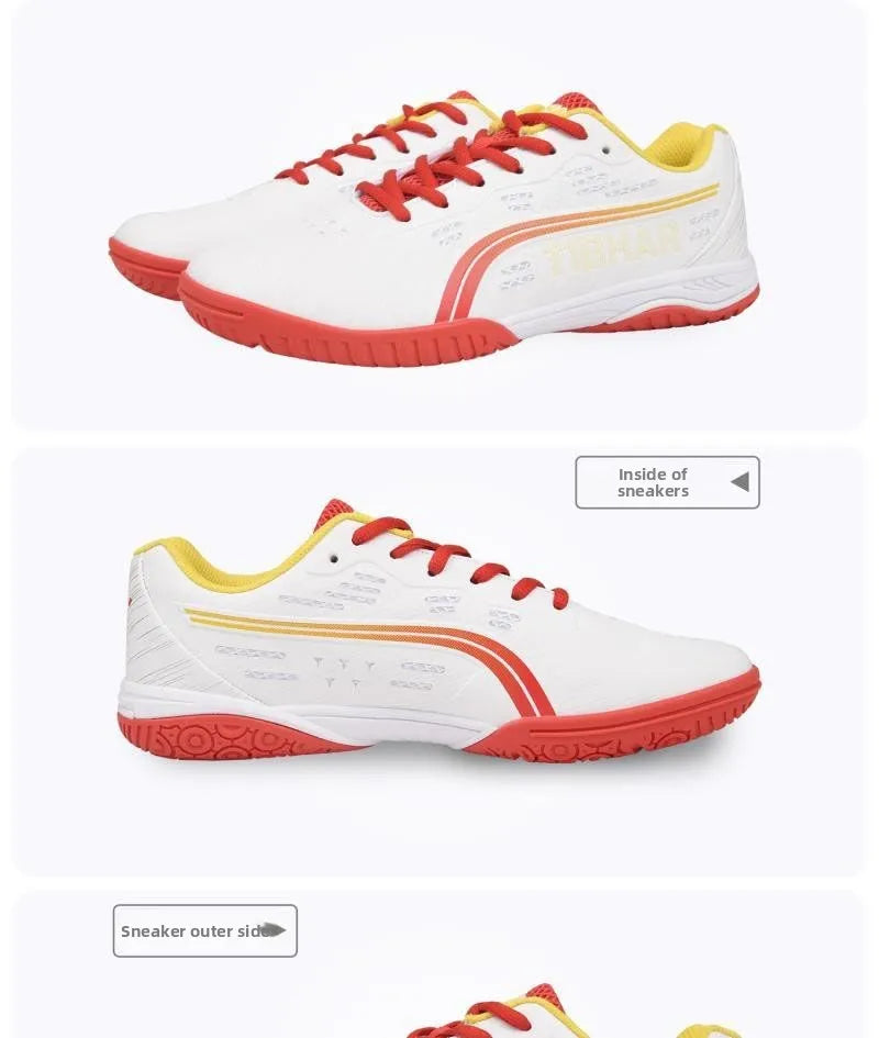 Scarpe da Ping Pong Tibhar per Uomo e Donna Sportive Professionali Antiscivolo Traspiranti