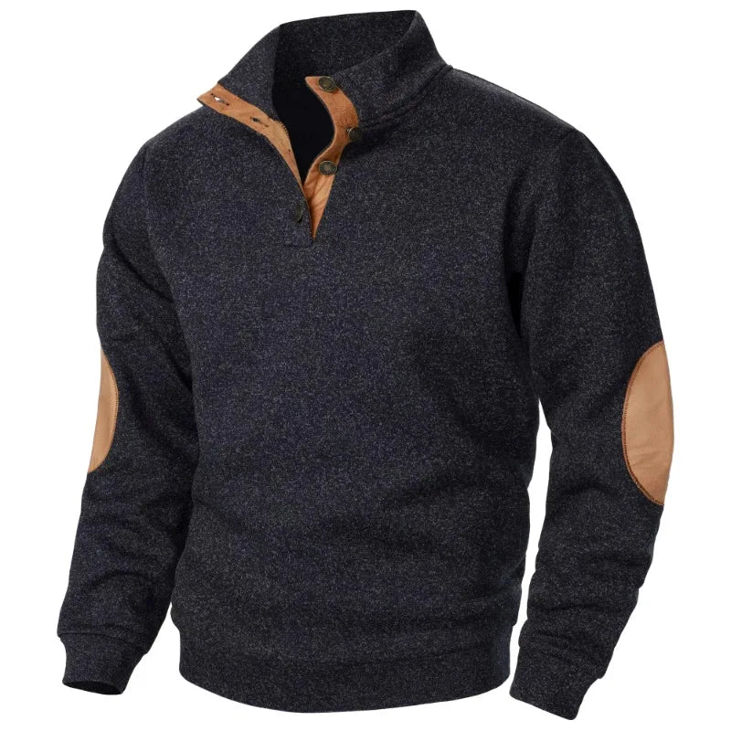 Felpa Da Uomo A Maniche Longe Per Giochi Di Animali All Aperto Caldo Maglione Giacca Casual Con Bottoni Streetwear