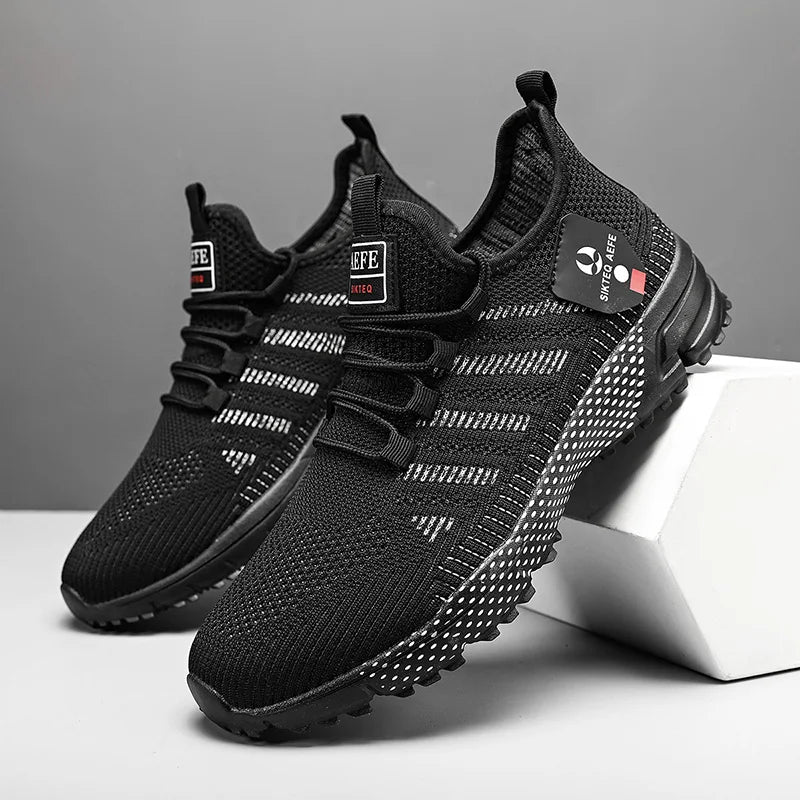 Sneakers Da Uomo Alla Moda In Mesh Traspirante Scarpe Casual Da Corsa Antiscivolo Per Esterno Di Alta Qualità
