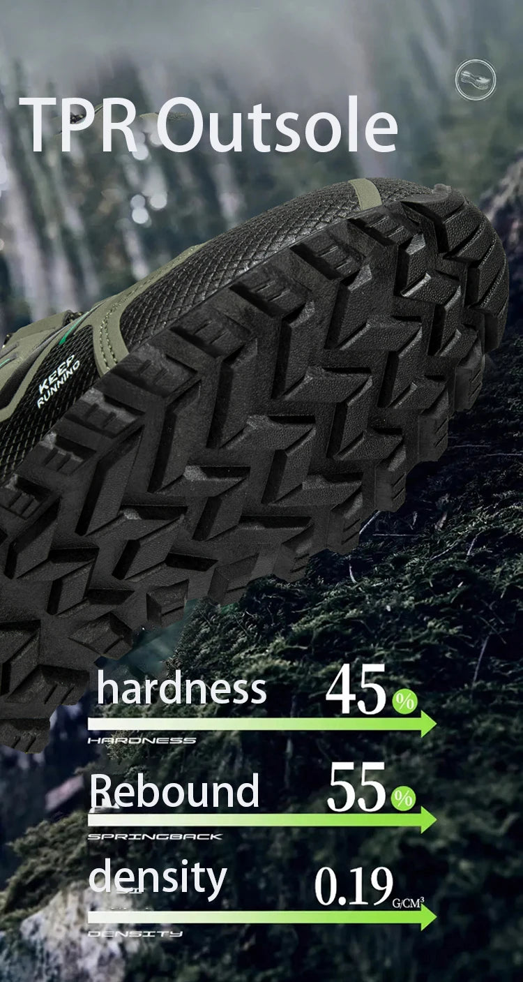Scarpe Da Trekking Da Uomo Impermeabili Antiscivolo Per Tutti I Percorsi Campeggio Allenamento Ciclismo All Aperto