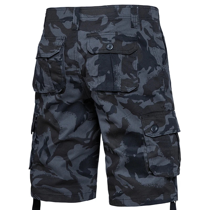 Pantaloncini Mimetici Da Uomo Traspiranti In Cotone Con Tasche Laterali Per Sport All Aperto Pantaloni Corti Estivi