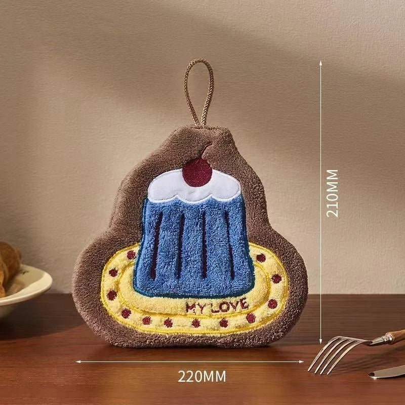 WHP Asciugamano Da Cucina Assorbente Da Bagno Panno Da Appendere Al Muro Per Pulizia In Poliestere