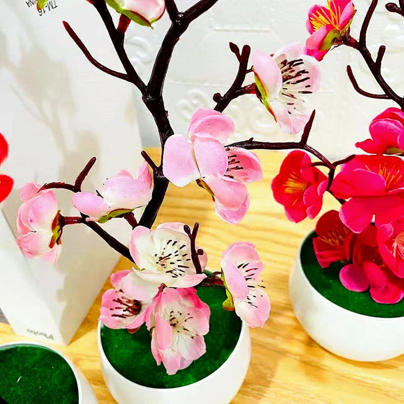 Prugna Vaso Di Fiori Finti In Plastica Artificiale Per Casa Ufficio Ornamenti Da Tavolo Decorazione Per Festa Di Nozze