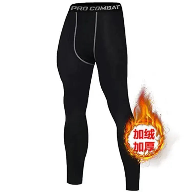 Nuovo Set Da Uomo Biancheria Termica 2 Pezzi In Pile Maglie Mutande Lunghe Collant A Compressione Per Fitness