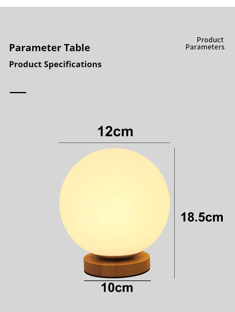 Lampada Da Notte LED Che Cambia Colore RGB Ricaricabile USB Per Comodino Tavolo Soggiorno Camera Da Letto Ufficio