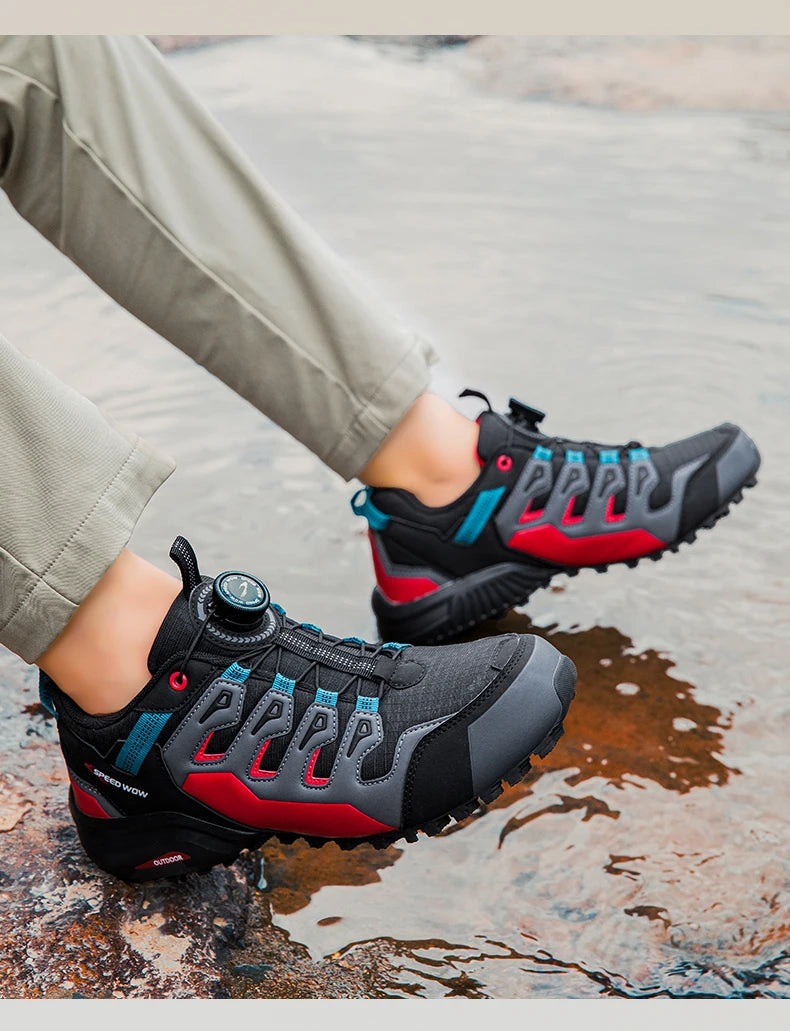 Scarpe Da Trekking Da Uomo In Pelle Scamosciata Esterno Scarpe Da Ginnastica Tattiche Da Caccia Resistente All Usura