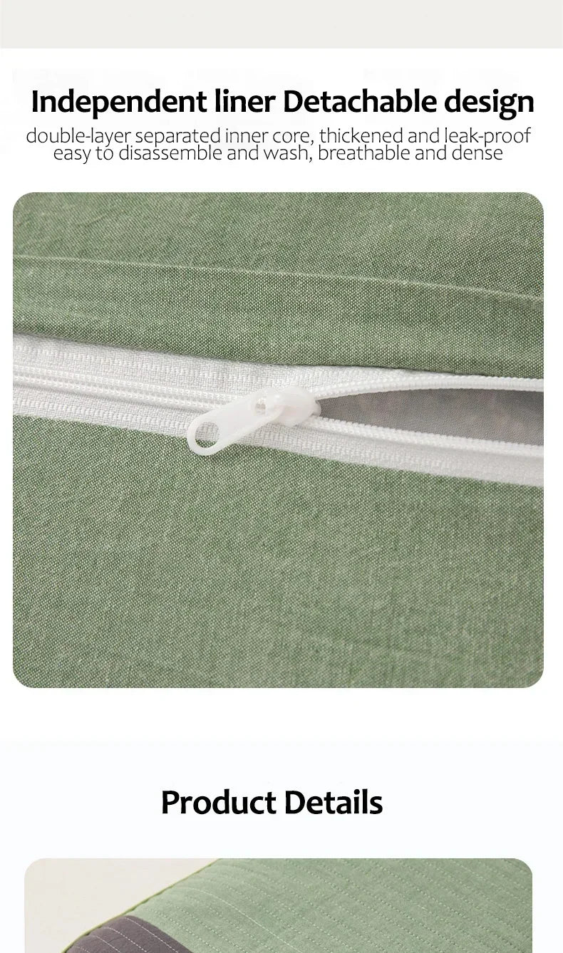 Cuscino Sobakawa In Grano Saraceno Con Cotone Organico Dimensioni Standard Per Dormire Fresco Sostegno Cervicale