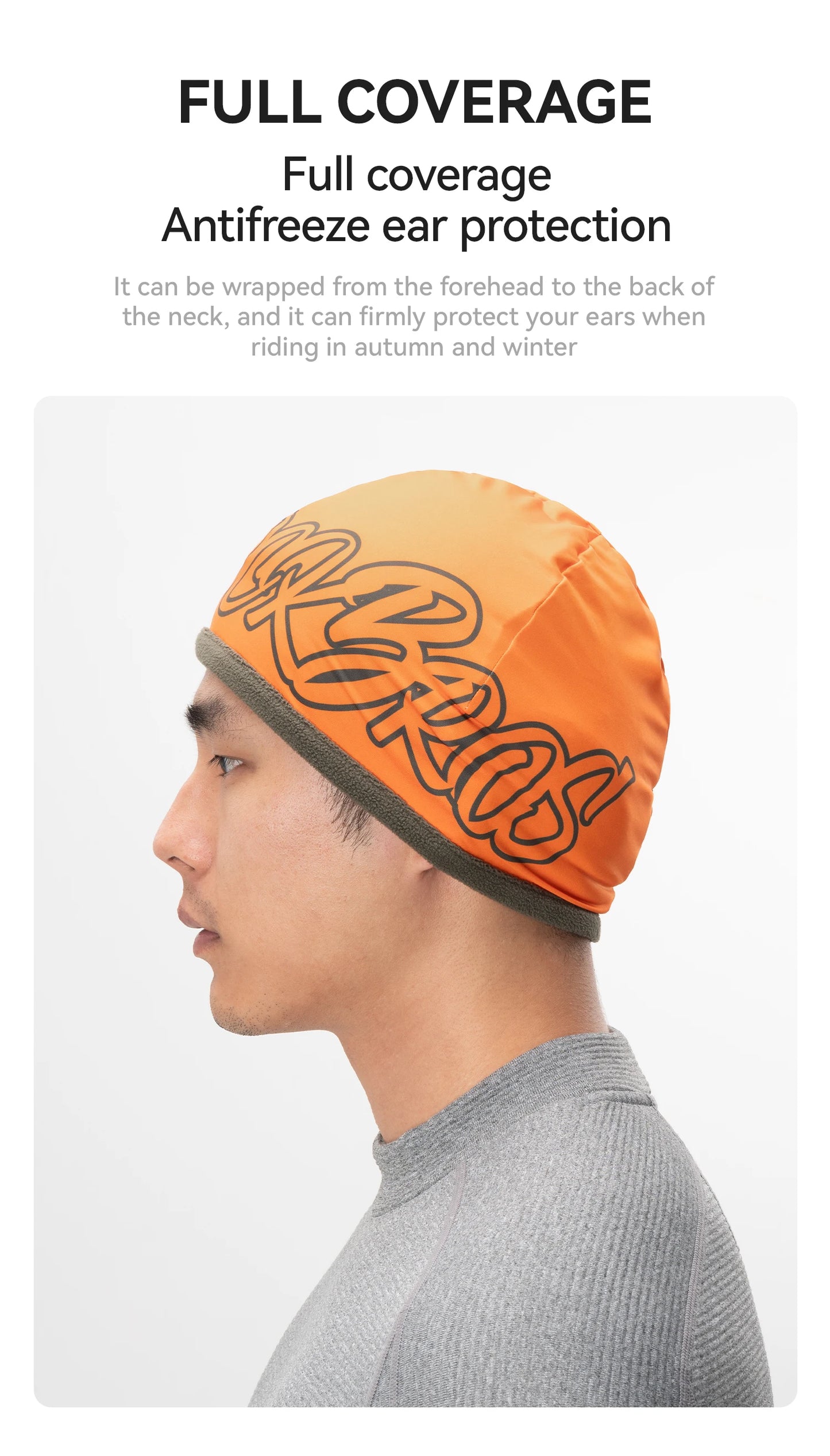Rockbros Cappello Da Ciclismo Autunno Inverno Antivento Caldo Pile Spazzolato Doppio Da Indossare Unisex Per Pendolari