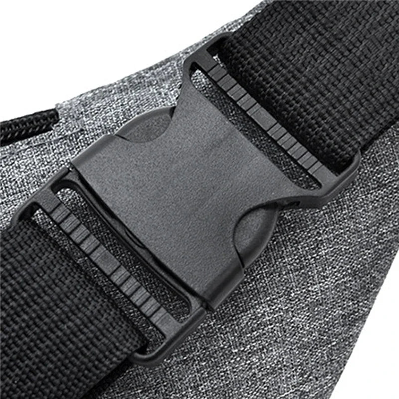 Marsupio mobile per uomo donna Marsupio multifunzionale di grande capacità Anti spruzzi Pochete da cantiere resistente all'usura