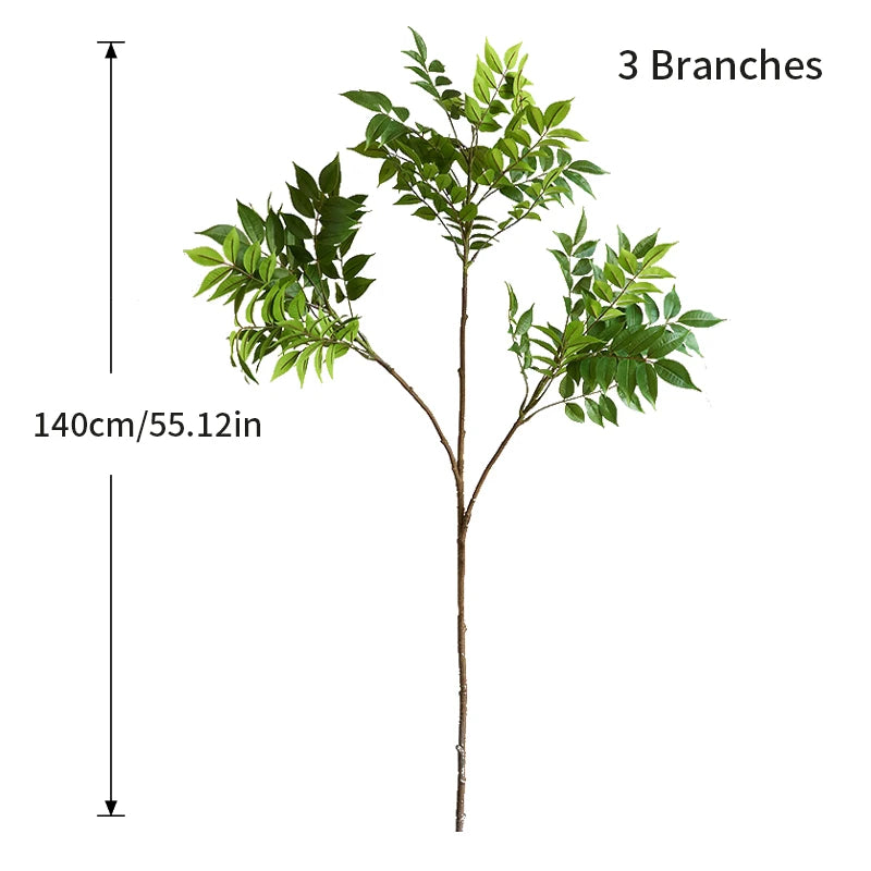 Ficus Artificiale Grande Ramo 76-140 Cm Manutenzione Zero Per Giardino E Terrazza Interni Esterni Foglie Rigogliose