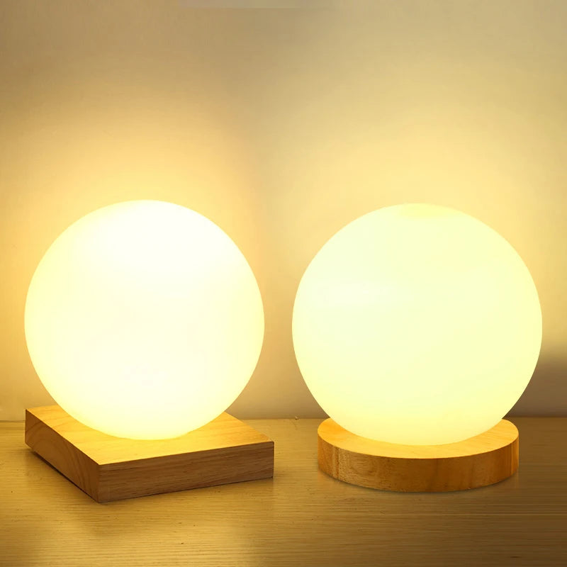 Adelier Lampada Da Tavolo Moderna Ferro Corpo Bianco Base In Legno Giallo Telaio Per Camera Da Letto Soggiorno Lettura