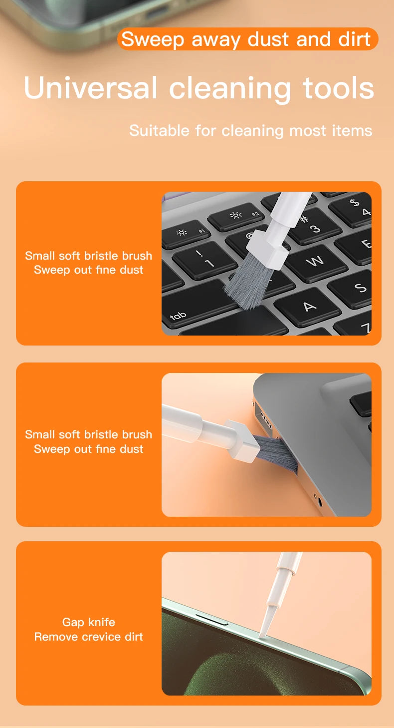 Kit Pulizia Profonda Multifunzione 20 In 32 In 1 Per Porte iPhone AirPods Tastiera Rimozione Tasti Strumenti di Precisione