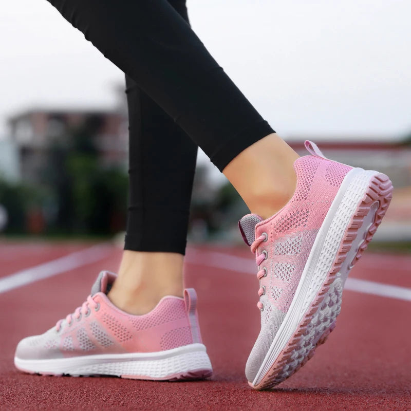 Scarpe sportive da donna Sneakers con plateau alla moda Scarpe basse da donna primavera estate Scarpe da corsa per donna Scarpe casual Mesh Jogging Tennis