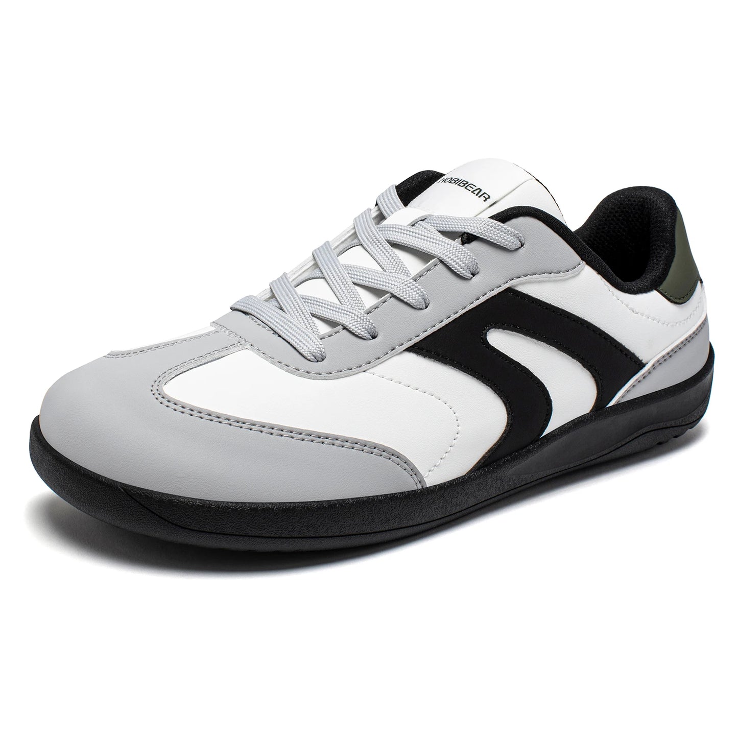 Hobibear Scarpe A Punta Larga Sneakers Unisex In Pelle Artificiale Zero Drop Retrò Per Uomo E Donna