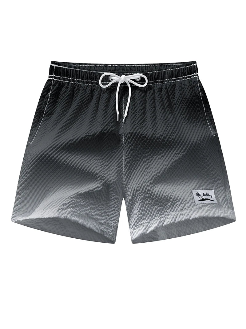 Pantaloncini Da Spiaggia Da Uomo Con Asciugatura Rapida Fodera In Rete Tasche Shorts HooThreads Costume Da Bagno