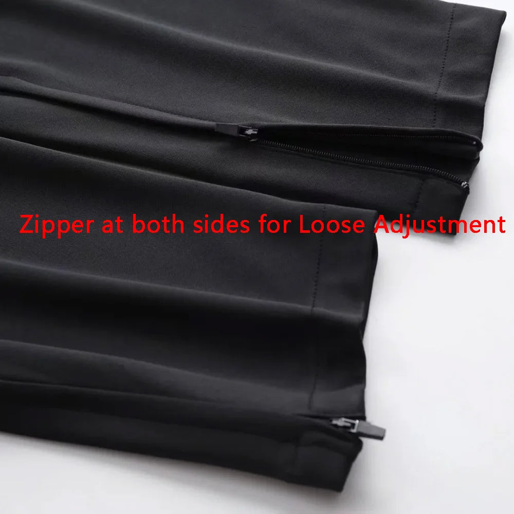 Pantaloni Sportivi Da Uomo Con Tasche Con Cerniera Per Corsa Allenamento Calcio Fitness In Poliestere Modello A102